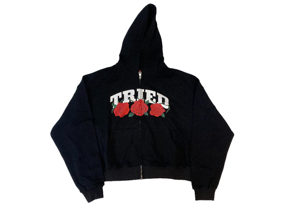 Tried Cropped Zip-Up